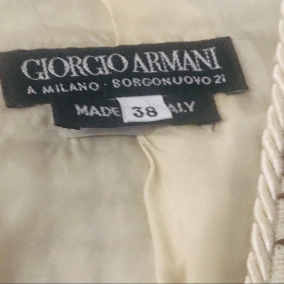 Armani Jacket Lined Size 4 made in Italy 1 Owner - Picture 8 of 16